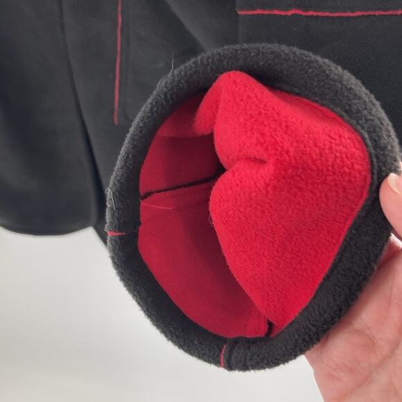 NEW Susan Graver Reversible Red Black Button Up Fleece Jacket Coat Size 2X - Picture 13 of 16